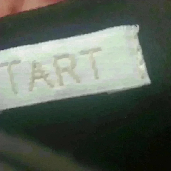 Black TART Halter Deep V dress. SZ XS. - Picture 6 of 7